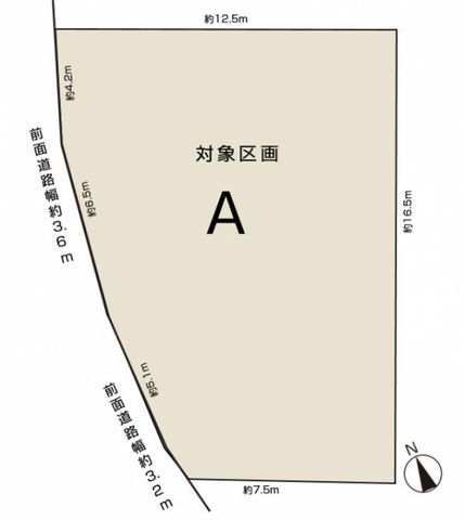 【中畑小学校】西尾市田貫　A区画