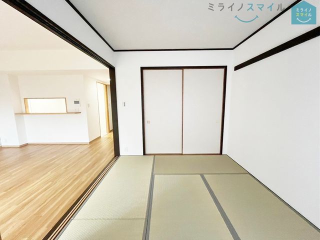 6畳の和室は、小さなお子様のお世話に大活躍♪来客用スペースとしても活用でき、ちょっと横になりたい時などとっても便利です!