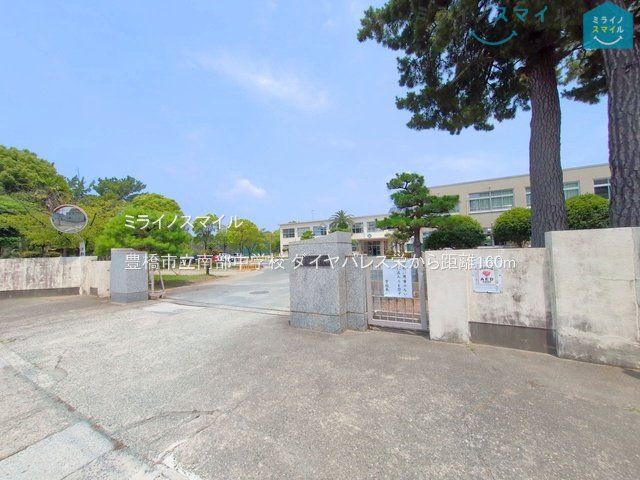 豊橋市立南部中学校 撮影日(2025-07-08) 160m