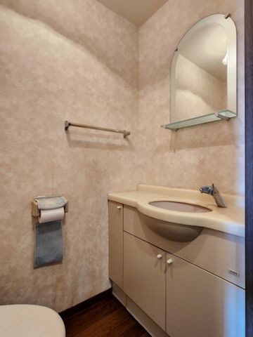 トイレにもお手洗いがついており、清潔を保てます♪