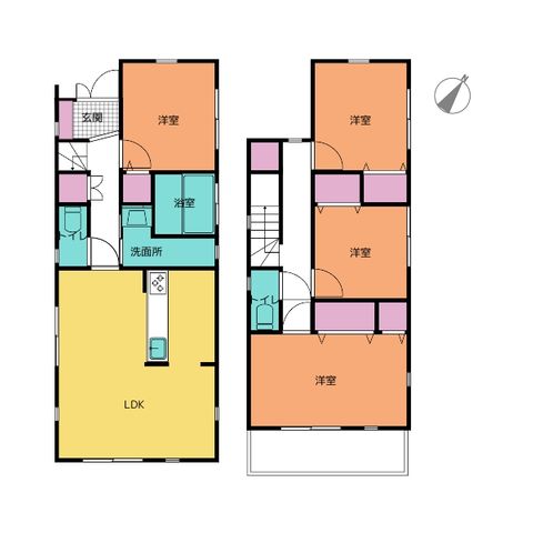 【LDK南西向き】名古屋市名東区梅森坂西2丁目