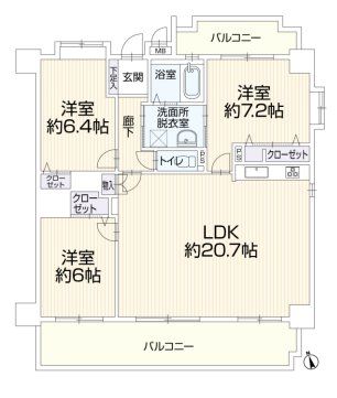 【桜通線「鶴里」駅歩き約9分！LDK約20帖！南西角！】ユニーブル明円町III
