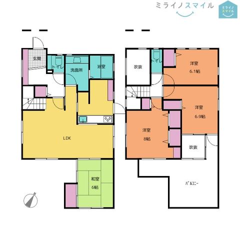尾張旭市旭ヶ丘町山の手　中古戸建