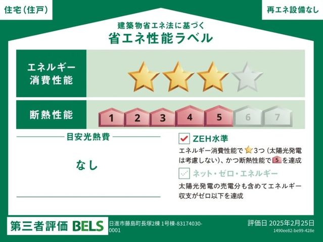 ZEH水準住宅!2030年省エネ義務基準をクリア住宅です。住宅選びの参考にご活用ください。