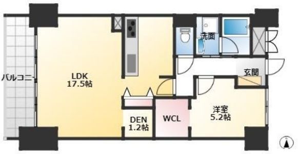 広々リビング17.5帖!洋室5.2♪ウォークインクローゼット付きです!
