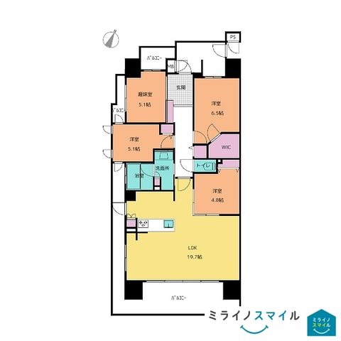 カルティア刈谷松坂2階【敷地内2台駐車可能 開放感がある南西角部屋!刈谷南中学校】