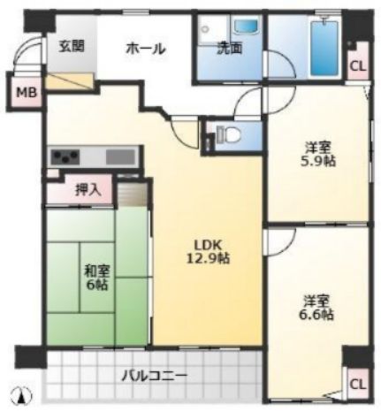 【即入居可能】 エルグランデ栄6階南東角 【定期借地権付き分譲マンション 矢場町駅】