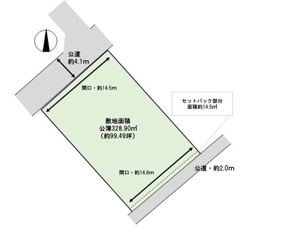 【整形地約99坪超　２面道路接道　みよし市南中学校】みよし市 三好町東山