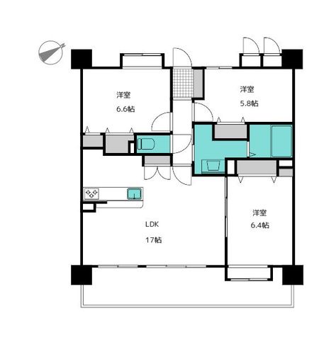 【即入居可能】サンハウス長久手