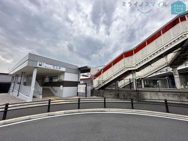 名鉄山線「石仏」駅