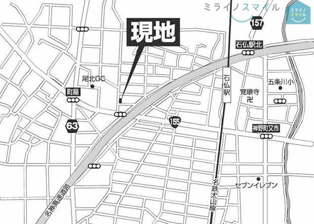 カーナビでお越しの際は「愛知県石仏町天王2番9」とご入力ください♪