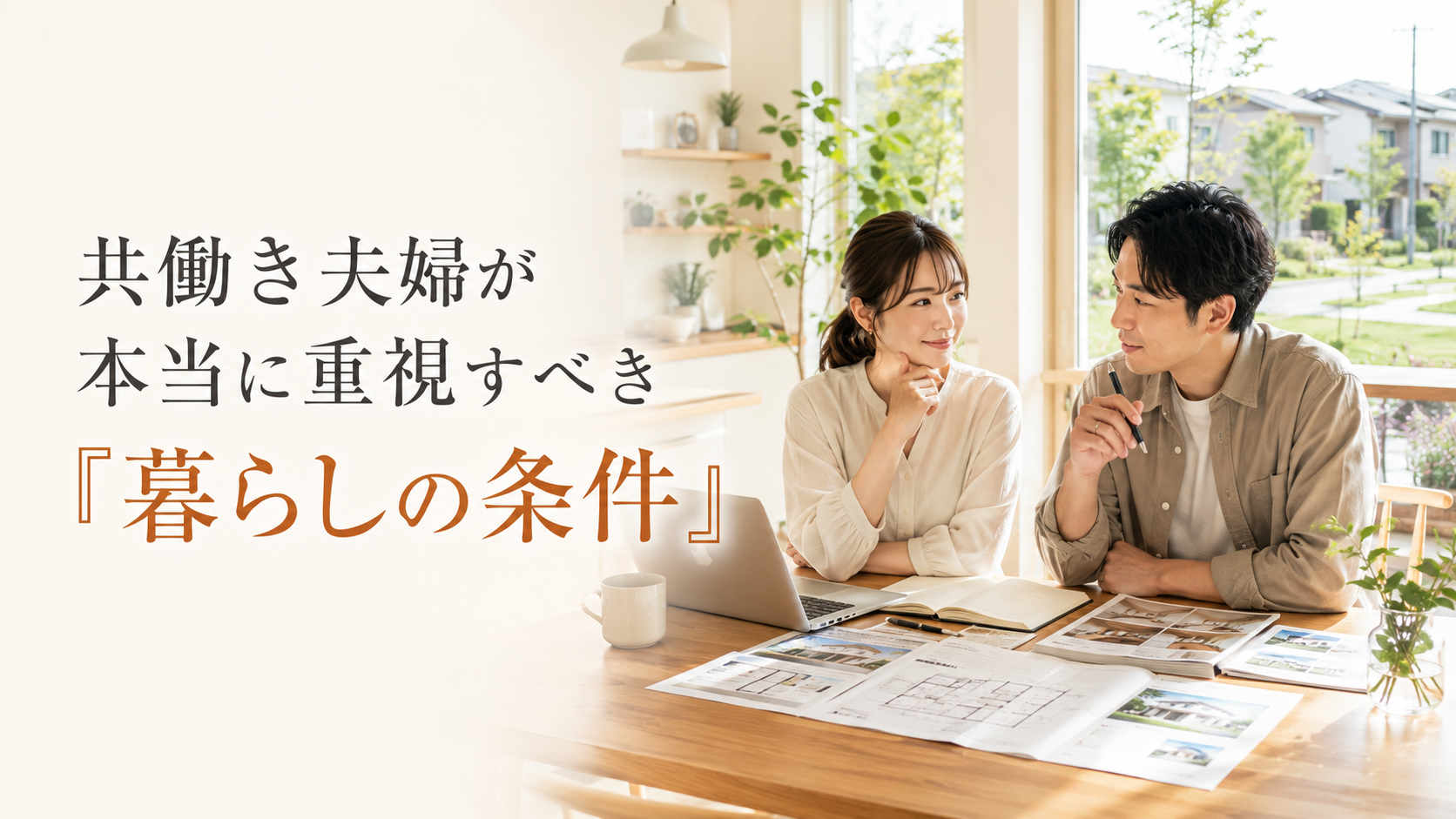 共働き夫婦が本当に重視すべき「暮らしの条件」
