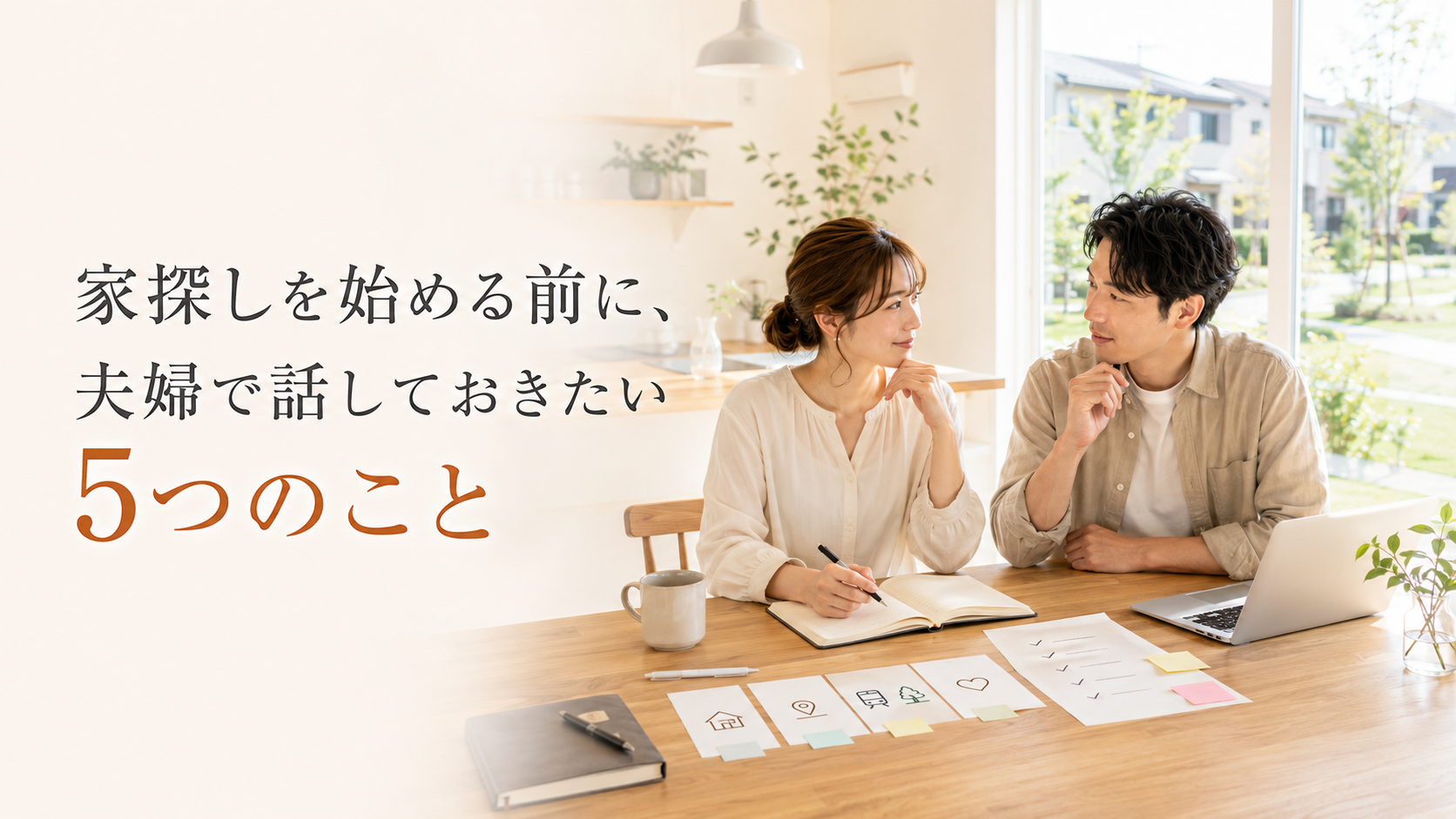 家探しを始める前に、夫婦で話しておきたい5つのこと