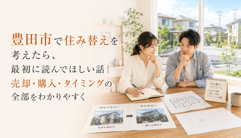 豊田市で住み替えを考えたら、最初に読んでほしい話｜売却・購入・タイミングの全部をわかりやすく