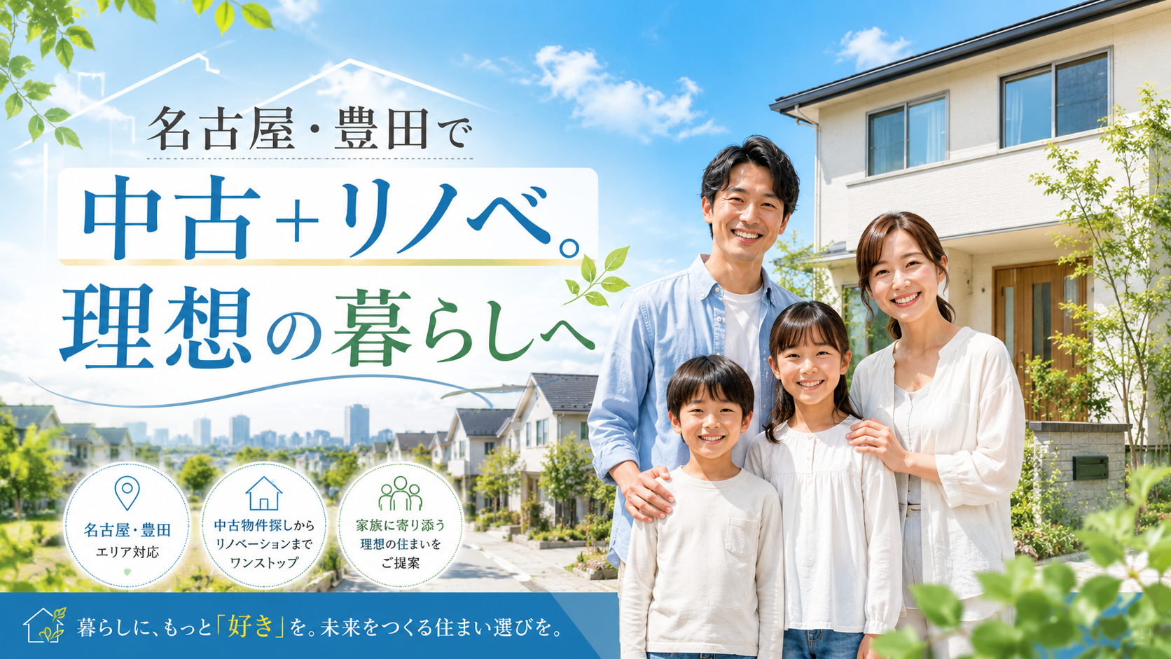 名古屋・豊田エリアで中古＋リノベを考える方へ