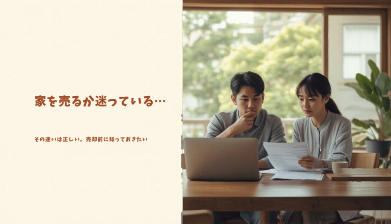 「家を売るか迷っている…」その迷いは正しい。売却前に知っておきたい7つのこと【名古屋・長久手・日進】